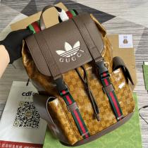 adidas x Gucc1コピーコラボバックパック人気2026激安❤️大容量旅行用リュックサック存在感抜群高級ブランド