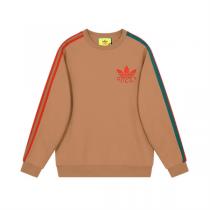 累積売上総額第１位 ★adidas×GUCC1★ スウェットシャツ 22FWブランドコピー服 男女兼用 コットンジャージ