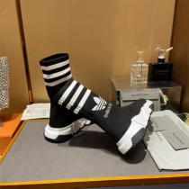 【数量限定】Balenciaga x Adidasスニーカー新作お洒落高品質男女OKストリートファッション靴