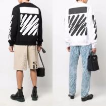 オシャレ★人気! SALE値下げ Off-White WAVE DIAGONAL SLIM HOODIE プルオーバーパーカーコピー 2色可選