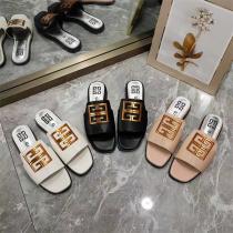 大人の定番 GIVENCHY 4G フラットスライド サンダル ジバンシー靴 レディース偽物 3色可選 脱ぎ履きしやすい