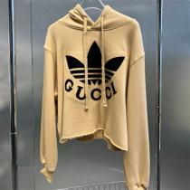 女性服☆☆adidas×GUCC1コラボパーカーおしゃれ人気2026トレンド秋冬...