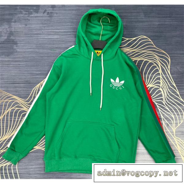 【2026秋冬】Gucc1 X Adidasパーカー激安コラボ新作ブランドコピー100％品質保証男女OK