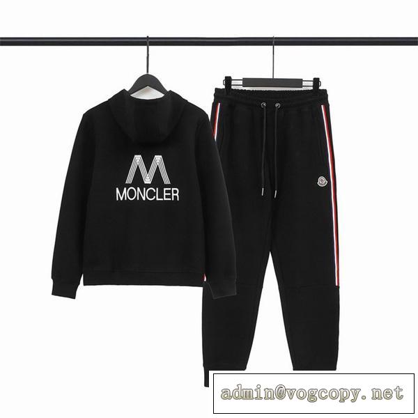 人気商品☆モンクレールセットアップコピー2026トレンド秋冬流行り★MONCLER上下着メンズカジュアルな着こなし