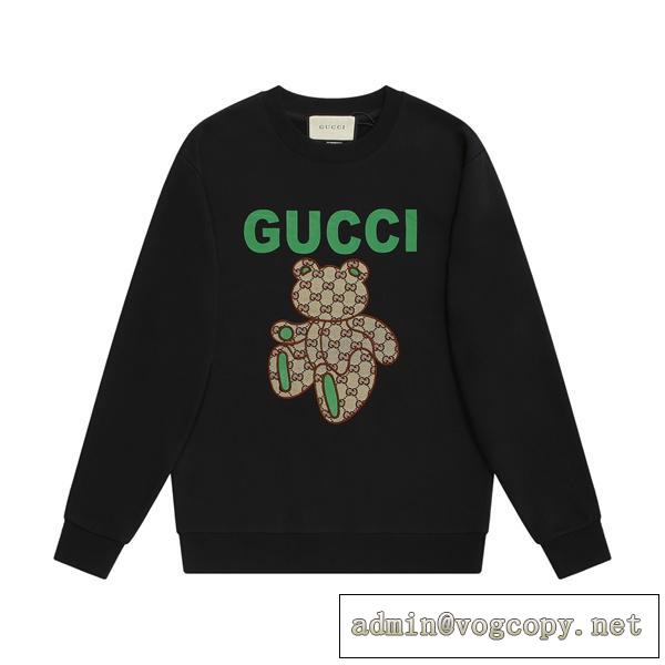 22Fw☆限定セール☆ GUCC1パーカーコピーLOGOトップス可愛いオーバーサイズ柔らかい上質