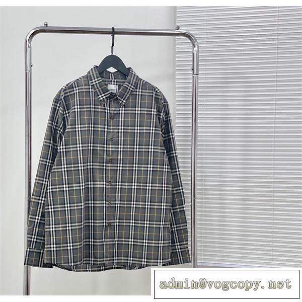 Burberry長袖シャツ人気❤️22FW秋冬❤️バーバリーコピー新作ユニセックス使いやすいコーデ