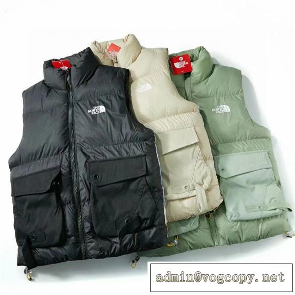22秋冬シーズンを迎える! THE NORTH FACEコピー ダウンベスト素晴らしいプリント アウトサイダー感溢れる