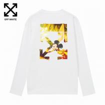 ☆人気ランキング☆ OFF-WHITEコピーロングｔおしゃれ★2026年-2026秋冬最新トレンドオフホワイト長袖ｔシャツ