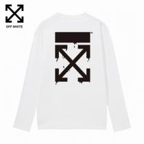 秋冬流行り OFF-WHITE新作❤️ 長袖ｔシャツ激安リラックス感オーバーサイズ★オフホワイト服スーパーコピー