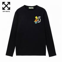 秋冬流行り OFF-WHITE新作❤️ 長袖ｔシャツ激安リラックス感オーバーサイズ★オフホワイト服スーパーコピー