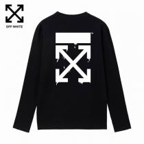 秋冬流行り OFF-WHITE新作❤️ 長袖ｔシャツ激安リラックス感オーバーサイズ★オフホワイト服スーパーコピー