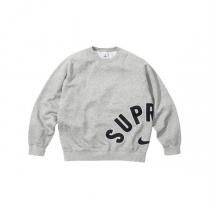 Supreme 22SS Nike Arc Crewneckコラボ刺繍丸首シュプリームパーカーコピー新作★紫★人気おしゃれ