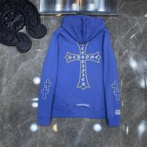 青い☆☆CHROME HEARTS パーカースーパーコピークロムハーツ秋冬トレンド話題商品入手困難アイテム