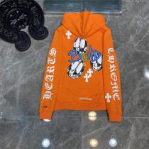 オレンジ色❤️CHROME HEARTS 人気パーカーおしゃれクロムハーツスーパーコピー秋冬トレンド上品