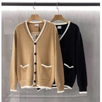 人気色❤️Burberryカーディガン新作男女OK超優秀秋冬トレンド着こなしバー...