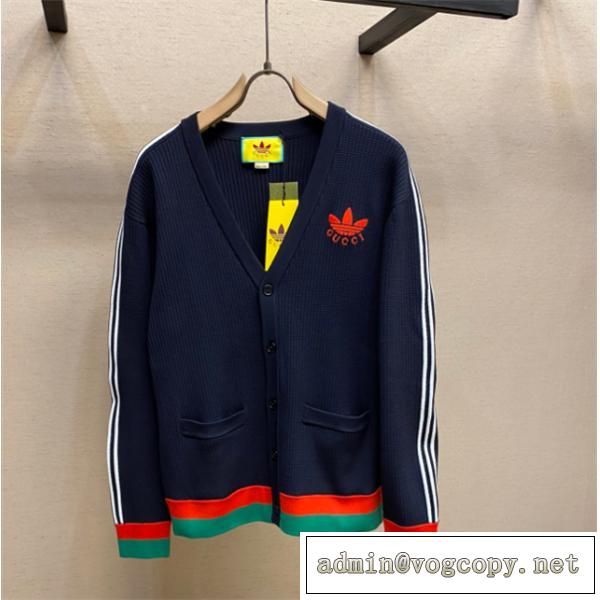 adidasx Gucc1コラボカーデガン人気2026流行り❤️入手困難好評品ブランドスーパーコピー通販