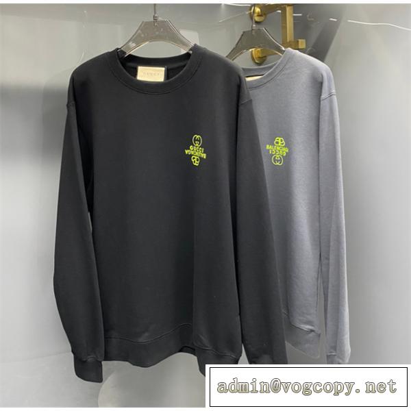 【VIPセール】GUCC1×BALENCIAGAコラボパーカーコピー★2026-2026秋冬トレンドユニセックス