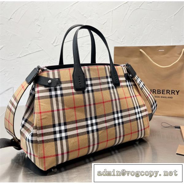 2026年人気☆BURBERRY激安☆バーバリートートバッグコピー大容量チェック柄定番お出かけ使い勝手