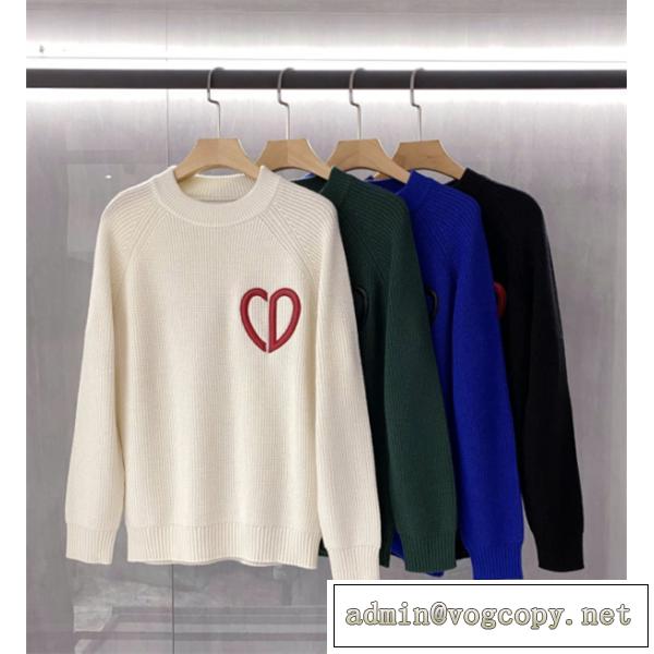❤️dior服スーパーコピーCDハートセーター人気4色【VIPセール】2026-2026トレンド秋冬洋服