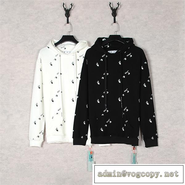 OFF WHITE コピー21年秋冬コレクション人気オフホワイトパーカー新作エレガント★入手困難アイテム