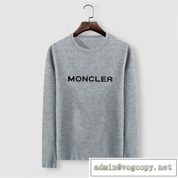 簡単デザイン☆モンクレールコピーMONCLER長袖ｔシャツ新作エレガントおしゃれな洋服
