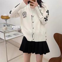 芸能人愛用❤️Chrome Hearts カーデガンコピークロムハーツ秋冬最新フリーサイズユニセックス定番アイテム