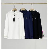 【2026-2026秋冬】アルマーニ ポロシャツ長袖★ 新品★ ARMANI服コピーメンズお洒落最新アイテム