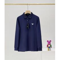 【2026-2026秋冬】アルマーニ ポロシャツ長袖★ 新品★ ARMANI服コピーメンズお洒落最新アイテム