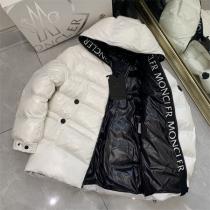 MONCLER新作★ Clairショートダウンジャケット★モンクレールダウンコピー機能的レディース黒色白色