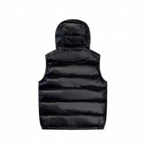 Moncler Bormes FW21 Bormes　Logoモンクレールベストダウンコピー最高品質定番人気ランキング黒色