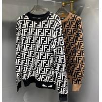 Fendi 22Fw怪獣の目ジャカードスリーパーニット男女okカップルウェアフェンディセーターコピーM：50-55キロおすすめ