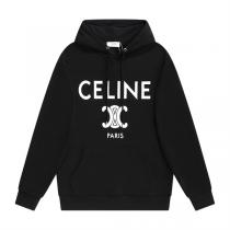 Celineセリーヌパーカーコピー 22Fw ロゴ帽子付きパーカー定番デザインお洒落オーバーサイズ
