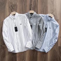 3色❤️ARMANI新品アルマーニシャツコピースモールインポートプリントメンズストライプ大人の長袖シャツ