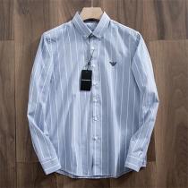 3色❤️ARMANI新品アルマーニシャツコピースモールインポートプリントメンズストライプ大人の長袖シャツ
