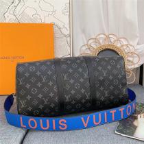 2026定番Louis Vuittonボストンバッグ大容量上品ルイヴィトンバッグコピーMonogram Eclipse★旅行用