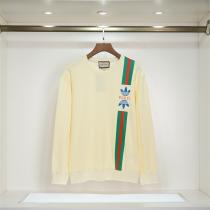 ☆adidas×GUCC1コピーコラボトレーナー秋冬トレンド人気ランキング個性的リラックス感洋服