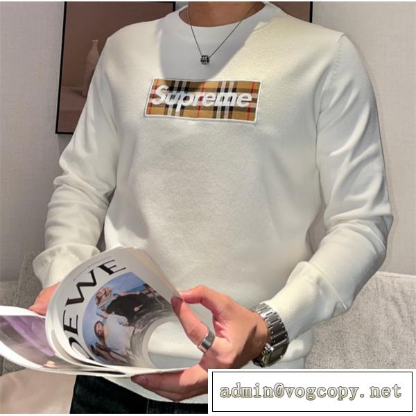 ❤️2026最新入荷❤️Supreme & Burberryコラボセーター新作エレガントシュプリームコピー★着回し力抜群大人気