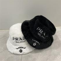 2026秋冬流行り❤️PRADAバケットハット人気プラダスーパーコピー★ウサギ毛★エレガント★上品
