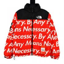 赤色❤️❤️Supreme x The North Face TNF 15FW By Any Means★ザノースフェイス偽物ダウンジャケット人気