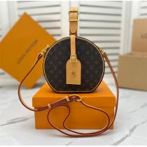可愛いLOUIS VUITTON PETITE BOITE CHAPEAUショル...