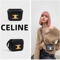 ❤️芸能人愛用❤️セリーヌバッグ CELINEコピーミニ トリオンフバッグ使いやすい黒色ショルダーバッグ