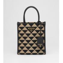 2WAY☆☆PRADA 新作プラダコピー エンブロイダリージャカードトートバッグ人気エレガントスタイル