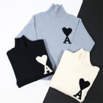 AMI Paris❤️ 21Fwトレンドアミ パリスセーターコピー人気ランキングハイネック上質なアイテム