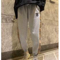 人気Burberryバーバリースウェットパンツコピーユニセックス★オーバーサイズグレー色