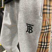 人気Burberryバーバリースウェットパンツコピーユニセックス★オーバーサイズグレー色