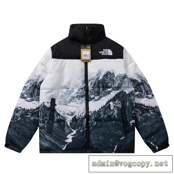 最安値❤️Supreme X The North Faceダウンジャケット人気ノースフェイスコピーお洒落カジュアル