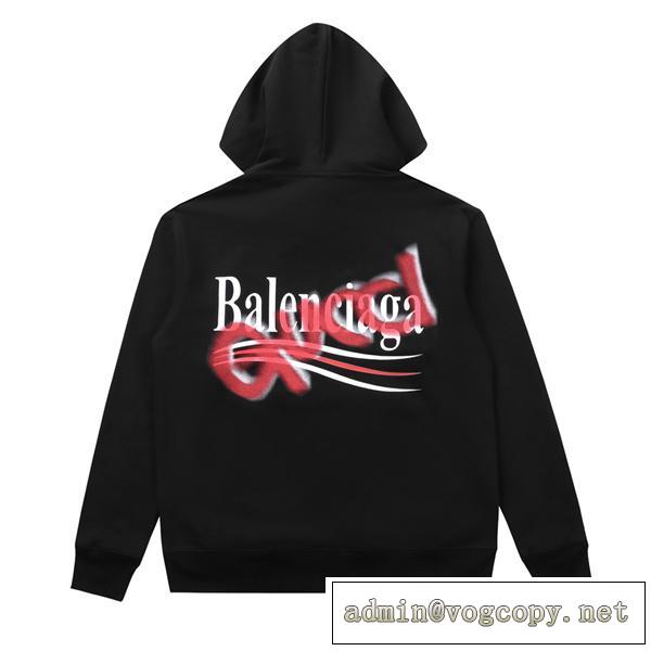 【2026新作】 GUCC1  ✘  BALENCIAGA コラボパーカー★入手困難アイテムバレンシアガコピー