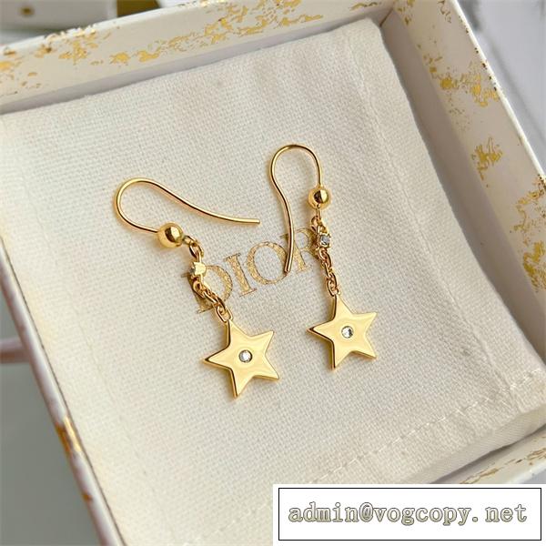 diorコピーイヤリング新作高級ブランドアクセサリーコーディネート☆星☆☆☆プレゼント最適