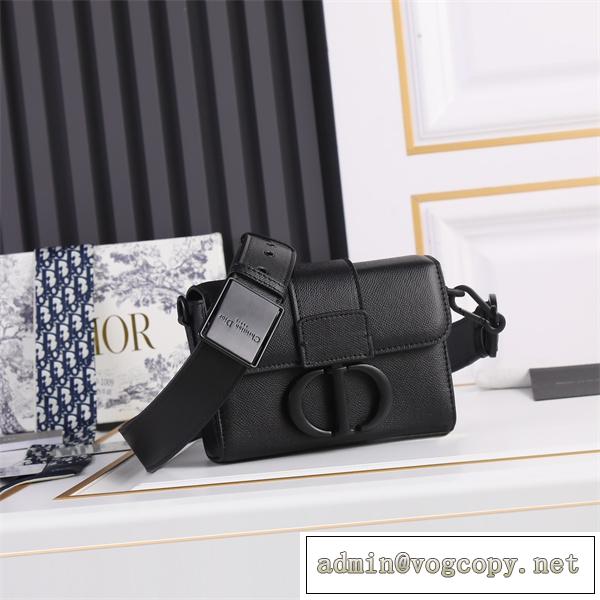 ディオール偽物30 Montaigne Mini Boxショルダーバッグ新作2026人気ランキング黒色上品