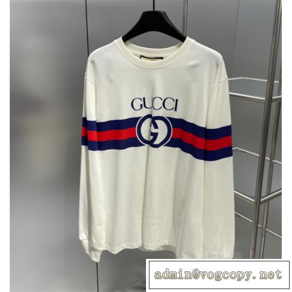 2026春夏最新☆☆GUCC1長袖tシャツコピーGGベルト薄いロングt人気カジュアルスタイル
